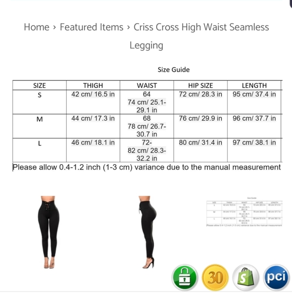 CRISS CROSS HIGH WAIST SEAMLESS LEGGING - Picture 5 of 5